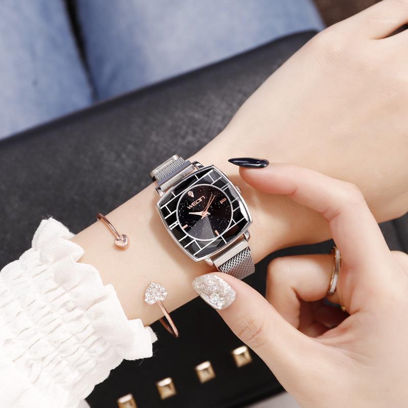 Wristwatches Square Ladies Wrist Watches Starry Sky Female Clock Leather Quartz Watch Elegant Women Bracelet Montre Femme 2022Wristwatches, Red
Wristwatches Square Ladies Wrist Watches Starry Sky Female Clock Leather Quartz Watch Elegant Women Bracelet Montre Femme 2022Wristwatches, Red