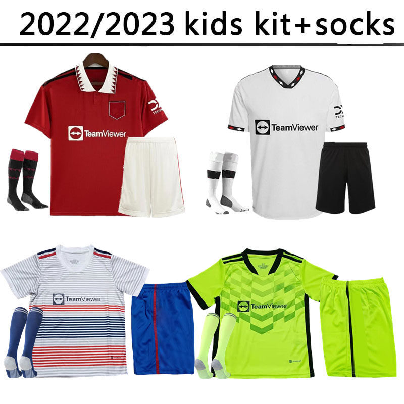 kids kit socks 22 23 SANCHO Soccer Jerseys home away 2022 2023 GREENWOOD B.FERNANDES Manchester RASHFORD POGBA football Shirt boy child training wear
kids kit socks 22 23 SANCHO Soccer Jerseys home away 2022 2023 GREENWOOD B.FERNANDES Manchester RASHFORD POGBA football Shirt boy child training wear