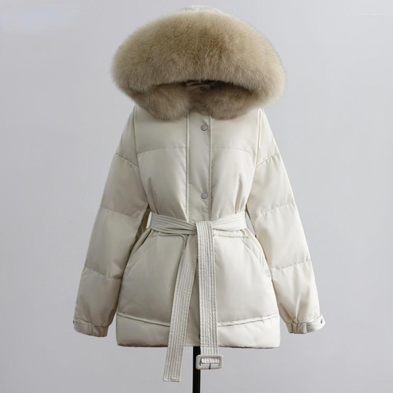 Women' Down & Parkas Cappuccio Giacca Invernale Con Grande Collo Di Pelliccia Naturale Donna Spessore Cintura Parka Caldo Neve 90% Kare22, Beige fox fur
Women' Down & Parkas Cappuccio Giacca Invernale Con Grande Collo Di Pelliccia Naturale Donna Spessore Cintura Parka Caldo Neve 90% Kare22, Beige fox fur