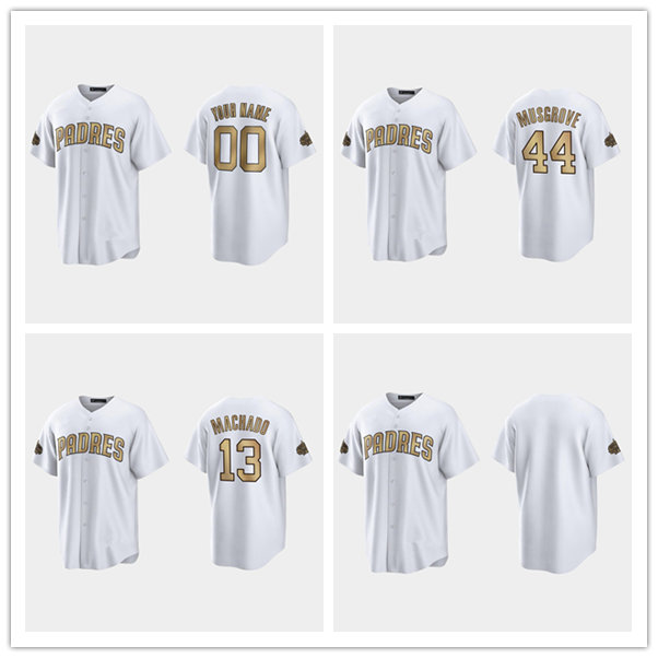 San Diego''Padres''MEN Manny Machado #13 Joe Musgrove #44 2022 All-Star NL Replica baseball Jersey White, Custom name number
San Diego''Padres''MEN Manny Machado #13 Joe Musgrove #44 2022 All-Star NL Replica baseball Jersey White, Custom name number