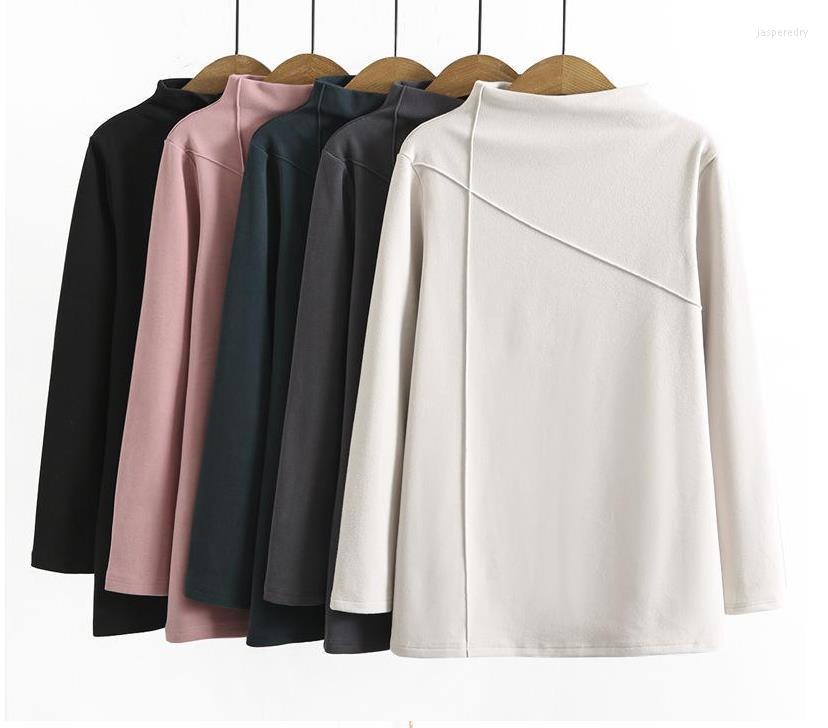 Women's Plus Size T-Shirt Large Autumn And Winter Slim Loose Middle Neck Bottomed ShirtWomen's Jasp22, Black
Women's Plus Size T-Shirt Large Autumn And Winter Slim Loose Middle Neck Bottomed ShirtWomen's Jasp22, Black