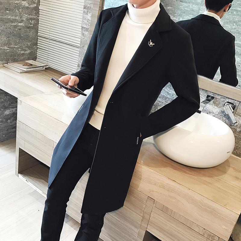 Men's Wool & Blends Men Trench Coats Fashion Overcoats Business Casual Long Jackets Male Slim Fit Size 4XLMen's, Black
Men's Wool & Blends Men Trench Coats Fashion Overcoats Business Casual Long Jackets Male Slim Fit Size 4XLMen's, Black