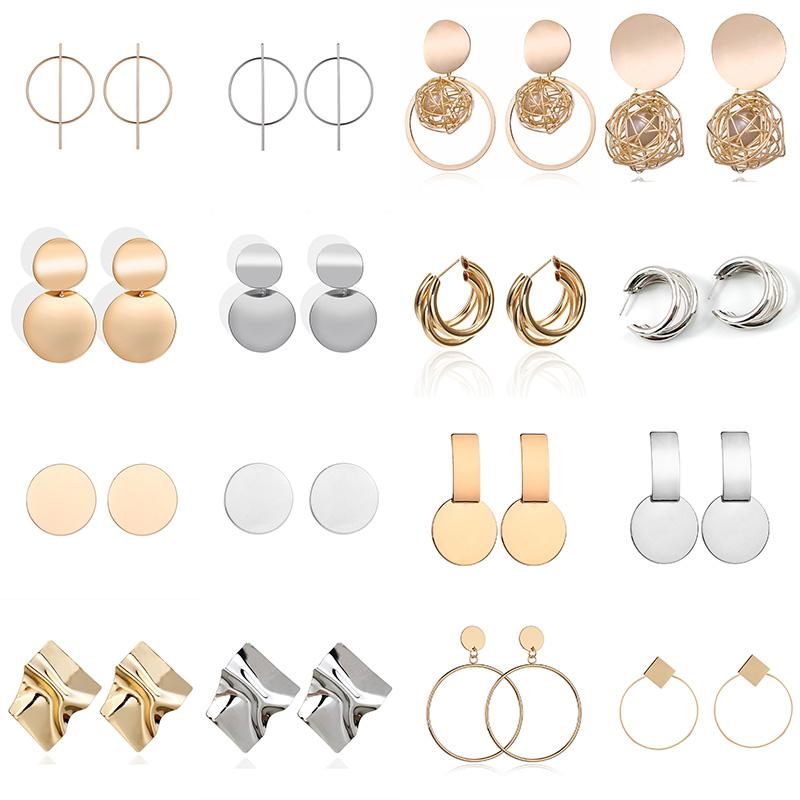 Dangle & Chandelier Fashion Large Geometric Round Earrings For Women Hanging Drop Earing Modern Female Jewelry
Dangle & Chandelier Fashion Large Geometric Round Earrings For Women Hanging Drop Earing Modern Female Jewelry