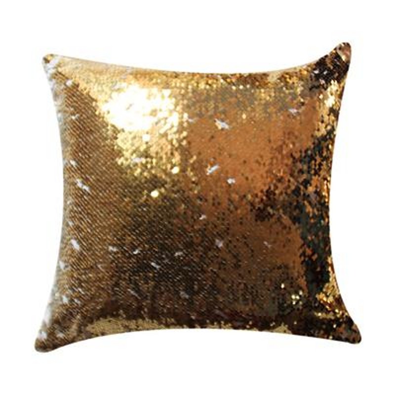 Sublimation Blank Magical Sequins item Pillowcase For Sublimation INK Print DIY Gifts 40x40cm
