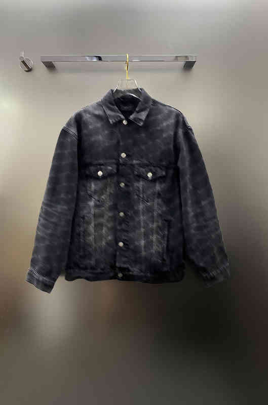 Designer Womens Jackets Bal Autumn New Full Body Graphic Print Logo Lapel Black Denim Jacket Luxury Women Clothing Apparel
Designer Womens Jackets Bal Autumn New Full Body Graphic Print Logo Lapel Black Denim Jacket Luxury Women Clothing Apparel