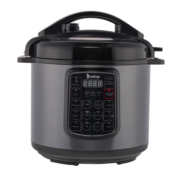 Cooking Utensils 1000W Push-button stainless steel electric pressure cooker 13 in 1 cooking mode