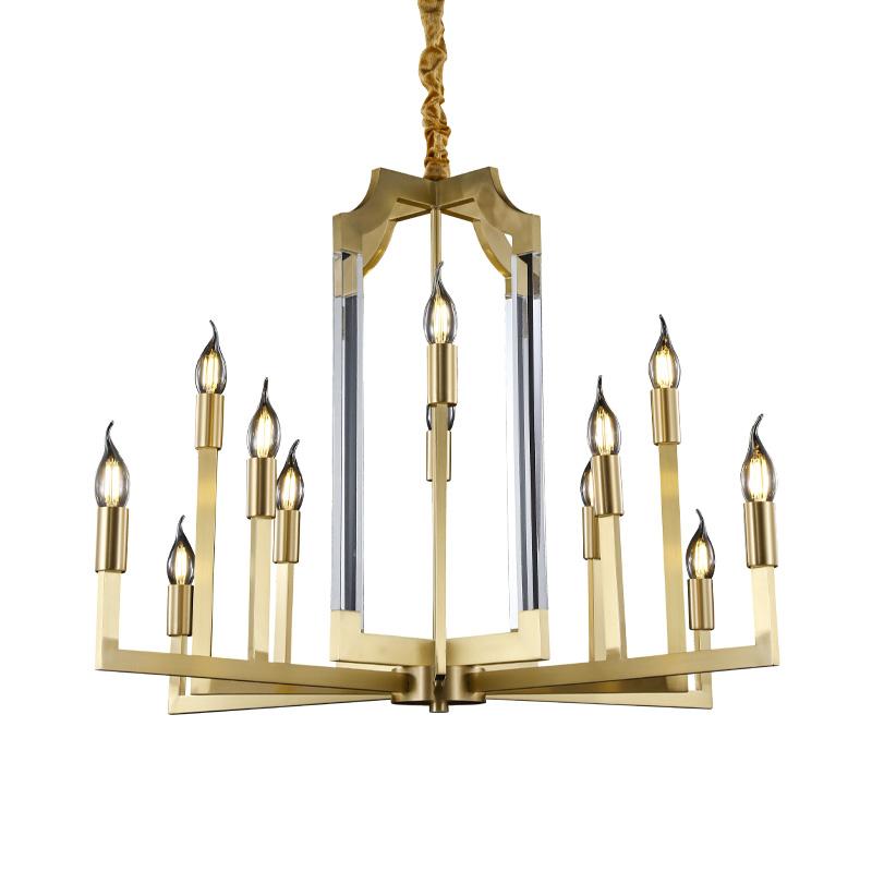 Pendant Lamps Postmodern Light Luxury Chandelier Living Room Dining Bedroom Lamp Creative All-copper Personality Fashion
Pendant Lamps Postmodern Light Luxury Chandelier Living Room Dining Bedroom Lamp Creative All-copper Personality Fashion