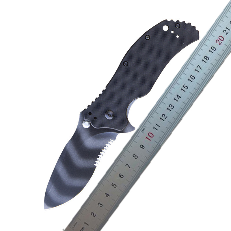 1Pcs Z0350 Flipper Folding Knife S30V Titanium Coating Drop Point Blade G10 with Stainless Steel Sheet Handle Ball Bearing Poket Folder Knives 3 Blade Styles
1Pcs Z0350 Flipper Folding Knife S30V Titanium Coating Drop Point Blade G10 with Stainless Steel Sheet Handle Ball Bearing Poket Folder Knives 3 Blade Styles