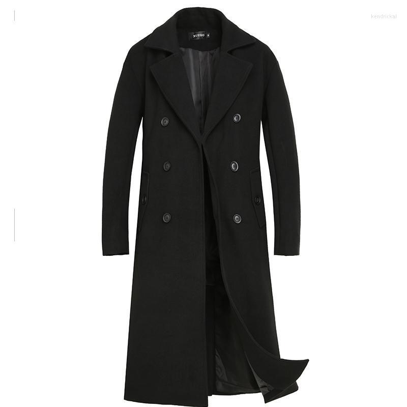 Men's Wool & Blends Fashion Coat Men Winter Warm Solid Long Trench Jacket Breasted Business Casual Overcoat Male Woolen S-4XL Kend22, Black
Men's Wool & Blends Fashion Coat Men Winter Warm Solid Long Trench Jacket Breasted Business Casual Overcoat Male Woolen S-4XL Kend22, Black