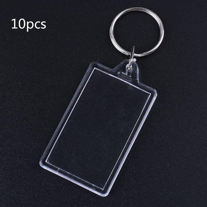 Keychains 10Pcs Picture Blank Keyrings Transparent Acrylic Key Chains Insert Your Po
Keychains 10Pcs Picture Blank Keyrings Transparent Acrylic Key Chains Insert Your Po
