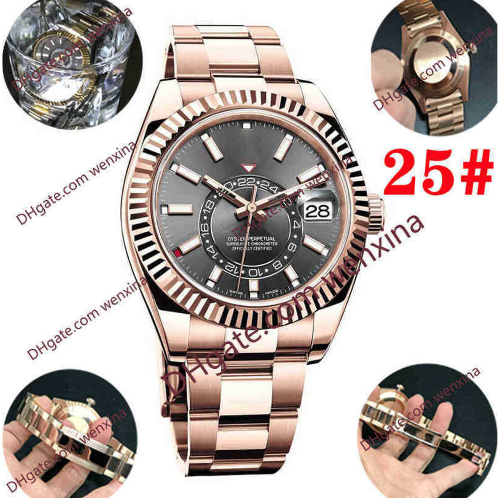 Top men watch 24 hour multifunction Adjustable automatic Mechanical 42mm Fashion Business Stainless Steel Gold 2813 movement Luminous Waterproof Watches, 14
Top men watch 24 hour multifunction Adjustable automatic Mechanical 42mm Fashion Business Stainless Steel Gold 2813 movement Luminous Waterproof Watches, 14
