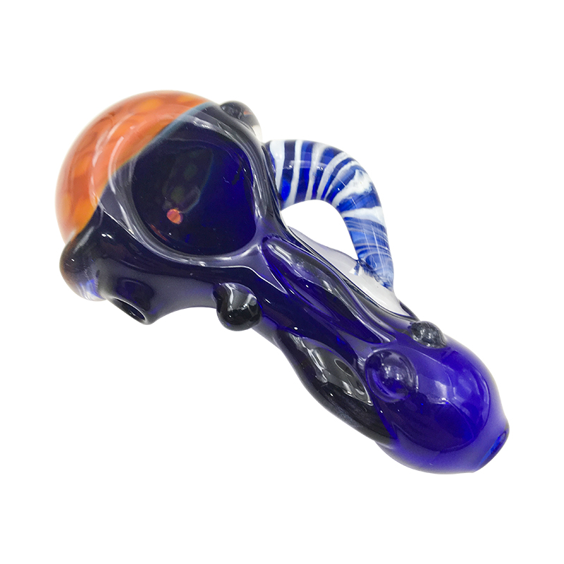 Honeycomb hand pipe Cobalt Glass Spoon with Striped Appendage for smoking 3.3 inches mini dry tobacco
Honeycomb hand pipe Cobalt Glass Spoon with Striped Appendage for smoking 3.3 inches mini dry tobacco