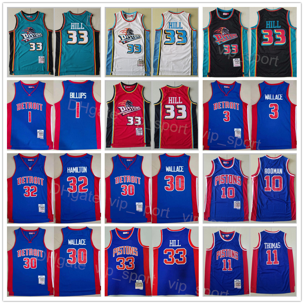 Mitchell and Ness Basketball Retro Isiah Thomas Jersey 11 Dennis Rodman 10 Grant Hill 33 Chauncey Billups 1 Ben Wallace 3 Richard Hamilton 32 Vintage Blue White Red, Orange
Mitchell and Ness Basketball Retro Isiah Thomas Jersey 11 Dennis Rodman 10 Grant Hill 33 Chauncey Billups 1 Ben Wallace 3 Richard Hamilton 32 Vintage Blue White Red, Orange