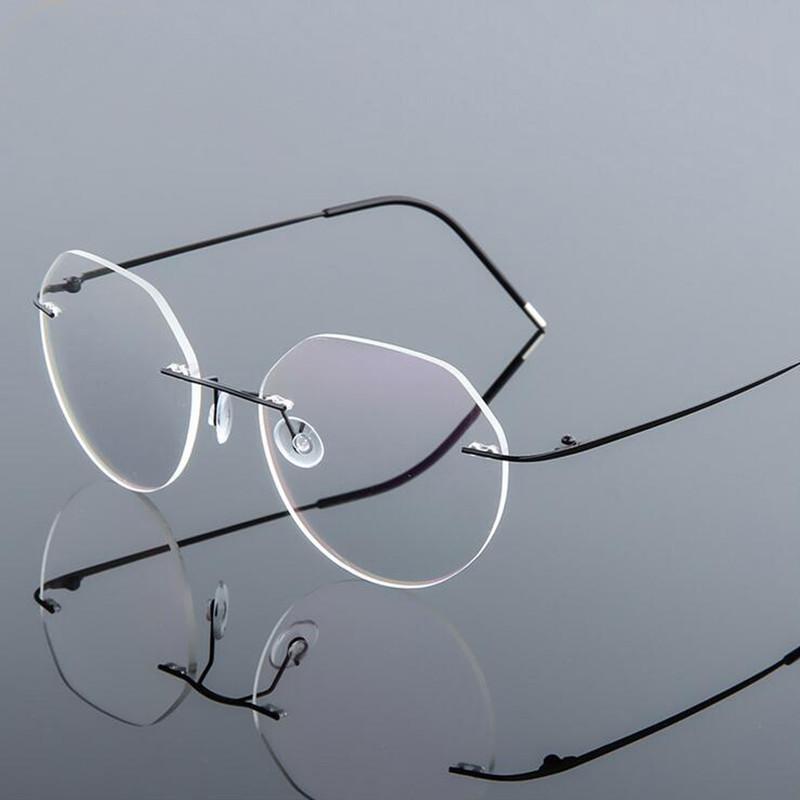 Fashion Sunglasses Frames Women Classic Polygon Titanium Rimless Glasses , Female Myopia Optical Frame Ultra-light Frameless Eyeglasses F962
Fashion Sunglasses Frames Women Classic Polygon Titanium Rimless Glasses , Female Myopia Optical Frame Ultra-light Frameless Eyeglasses F962