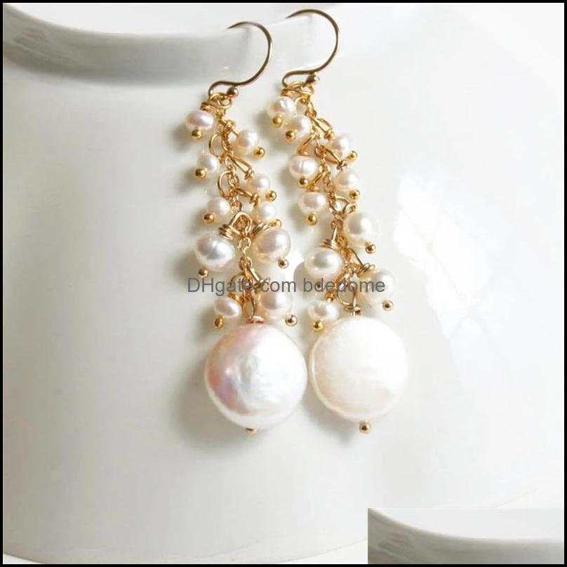 Dangle Chandelier Earrings Jewelry 14K Gold Filled Natural Baroque Pearl Drop Handmade Boho Oorbellen Brinco Vintag Dhira
Dangle Chandelier Earrings Jewelry 14K Gold Filled Natural Baroque Pearl Drop Handmade Boho Oorbellen Brinco Vintag Dhira