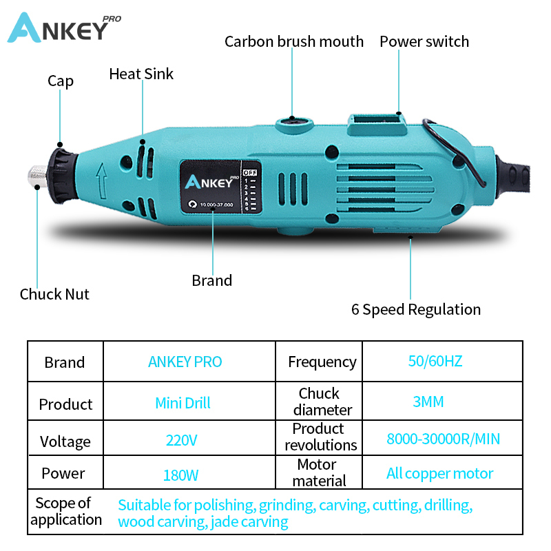 2PCS DIY Power Tools Variable Speed Dremel Accessories Mini Stand For Drill Engraver Electric Micro Rotar Tool 220725