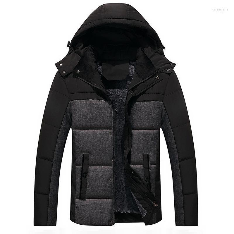 Men's Down & Parkas Plus Size Middle Age Thick Fleece Lining Warm Winter Coat Outerwear Men Thickening Cotton Wadded Jackets With Hood Kare2, Black
Men's Down & Parkas Plus Size Middle Age Thick Fleece Lining Warm Winter Coat Outerwear Men Thickening Cotton Wadded Jackets With Hood Kare2, Black