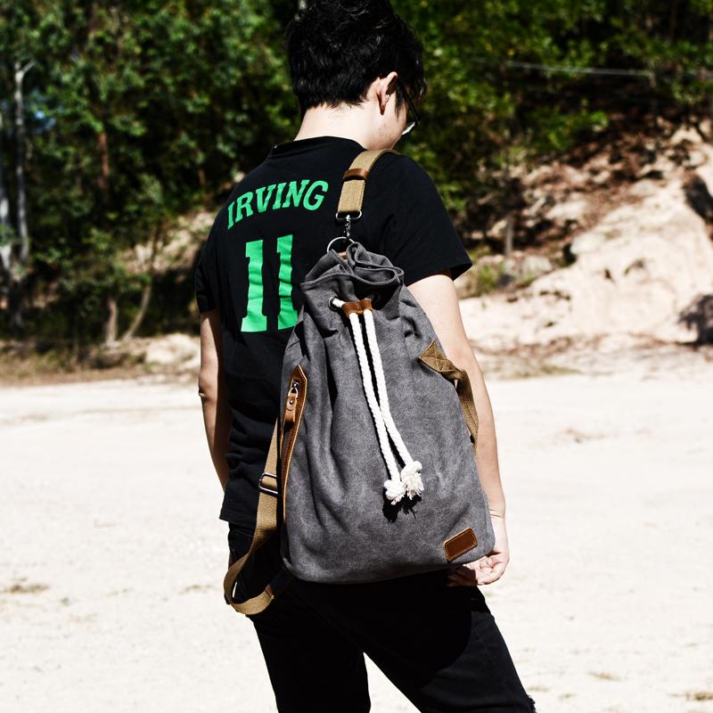 Backpack Casual Rucksack Shoulder Bag Retro Sports Gym Travel Mountaineering Bucket Men, Dark gray
Backpack Casual Rucksack Shoulder Bag Retro Sports Gym Travel Mountaineering Bucket Men, Dark gray