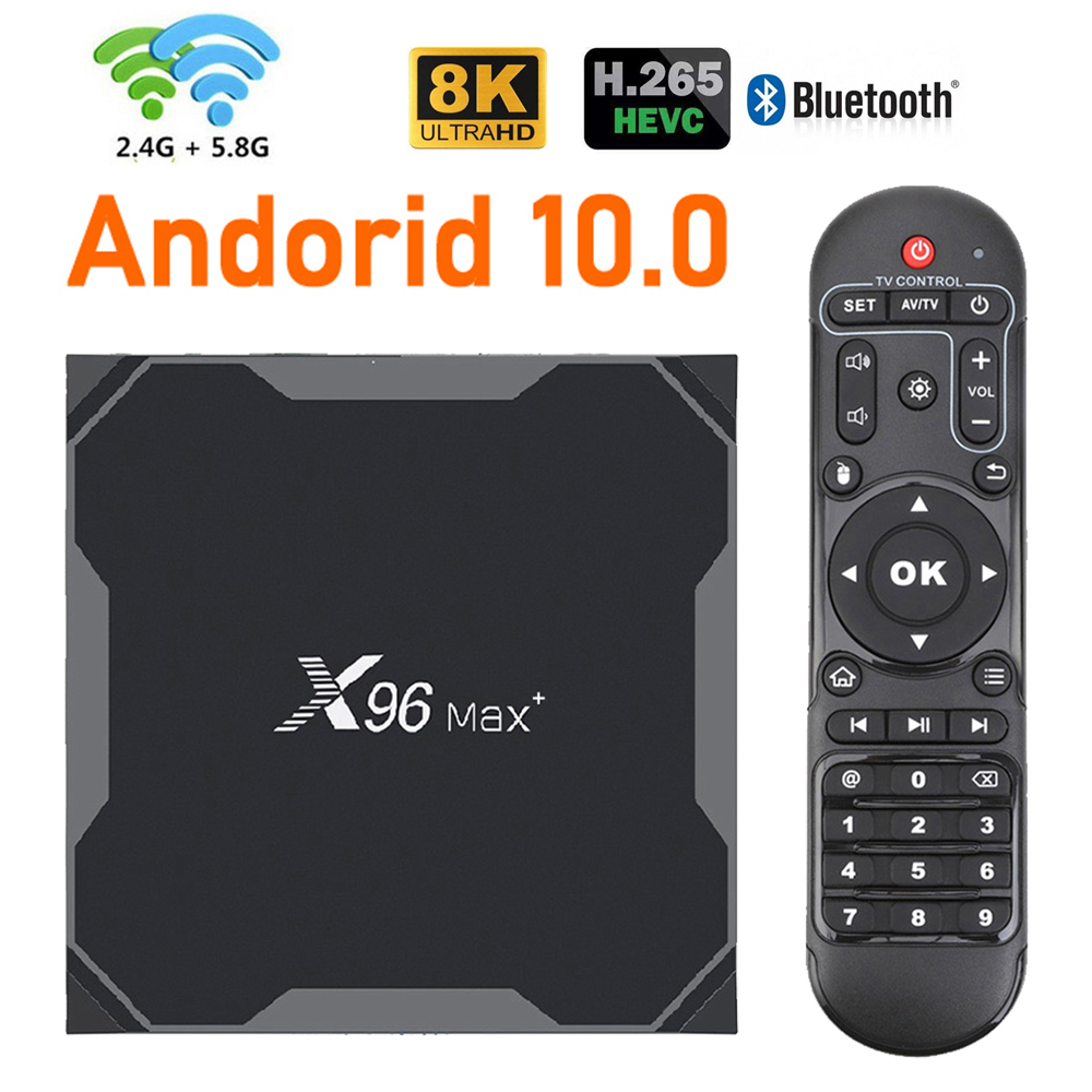 X96 MAX Plus Smart TV Box Android 9.0 Amlogic S905X3 Quad Core 4GB 64GB 32GB Wifi 4K Youtube Media Player Set top box 2GB 16GB
X96 MAX Plus Smart TV Box Android 9.0 Amlogic S905X3 Quad Core 4GB 64GB 32GB Wifi 4K Youtube Media Player Set top box 2GB 16GB