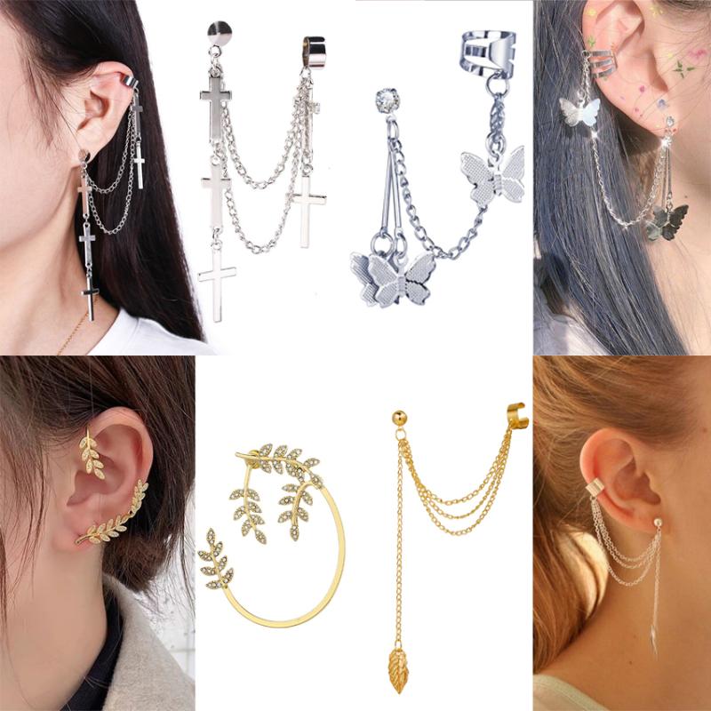 Clip-on & Screw Back Cross Butterfly Clip Earrings Ear Hook Stainless Steel Clips Double Pierced Stud Earring Women Girls Jewelry
Clip-on & Screw Back Cross Butterfly Clip Earrings Ear Hook Stainless Steel Clips Double Pierced Stud Earring Women Girls Jewelry