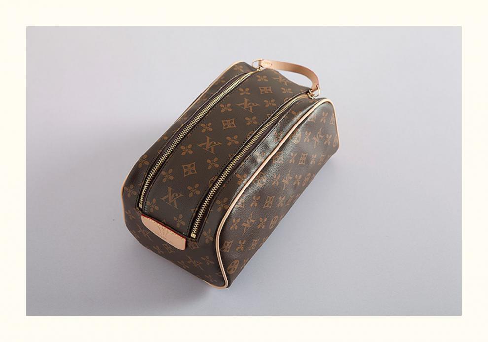 High quality Double zipper men travelling toilet bag designer women wash large capacity cosmetic bags toiletry Pouch makeup bags