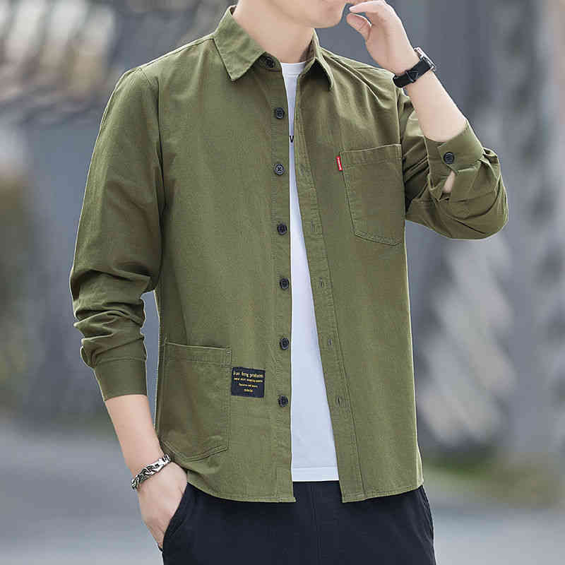 2022 European and American fashion genuine men's long sleeve pure cotton shirt spring and Autumn thin meteor trend cargoEasy and casual coat, High quality cotton long sleeve 2037
2022 European and American fashion genuine men's long sleeve pure cotton shirt spring and Autumn thin meteor trend cargoEasy and casual coat, High quality cotton long sleeve 2037