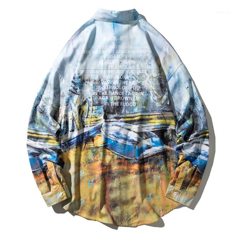 Trendy Shirt Men 2022 Latest Autumn Winter Digital Printing Long-sleeved Banquet Party Street Men's Clothing Loose Casual Shirts, Blue
Trendy Shirt Men 2022 Latest Autumn Winter Digital Printing Long-sleeved Banquet Party Street Men's Clothing Loose Casual Shirts, Blue