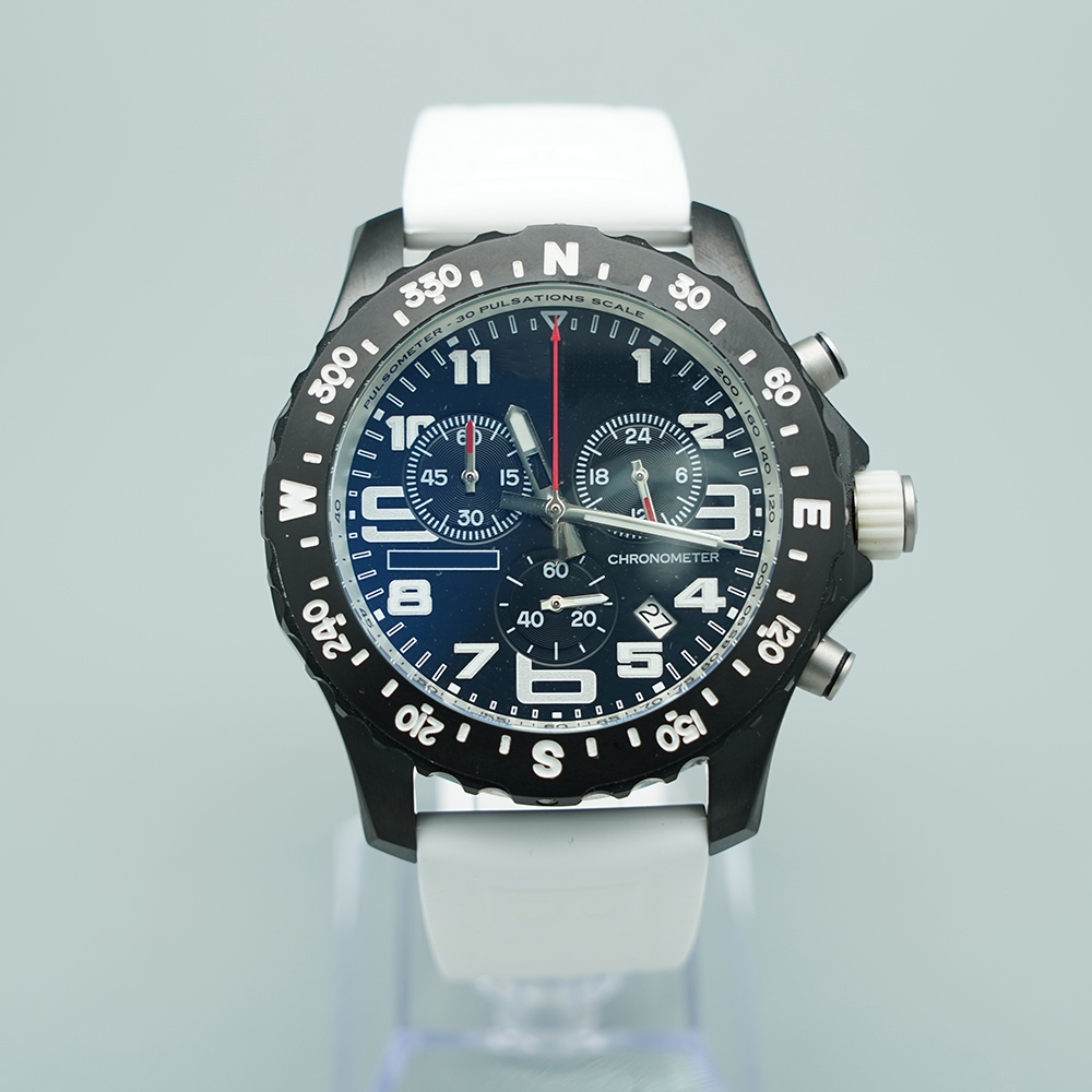 Men's Watch Japan Quartz Endurance Pro Avenger Chronograph 44mm Watches Black Dial White Rubber Strap 1884 Men Watches Hardex Glass Wristwatches
Men's Watch Japan Quartz Endurance Pro Avenger Chronograph 44mm Watches Black Dial White Rubber Strap 1884 Men Watches Hardex Glass Wristwatches