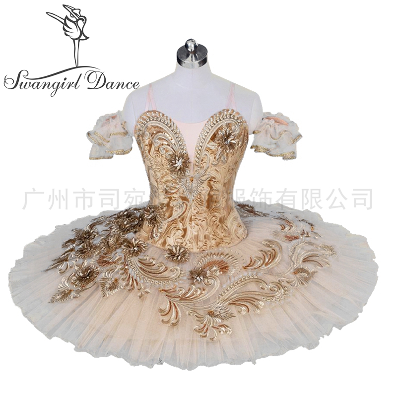 Adult Professional Ballet Tutu Costume Beige Ballerina Pancake Skirt Women Performance Classical Ballet Costume DressbBT9030
Adult Professional Ballet Tutu Costume Beige Ballerina Pancake Skirt Women Performance Classical Ballet Costume DressbBT9030