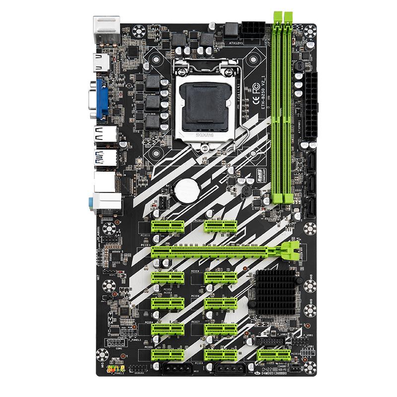 Motherboards TISHRIC B250 BTC PCIE 12 Slot Mining Motherboard SATA USB 3.0 VGA DVI LGA 1151 DDR4 Graphics Card ETH Miner
Motherboards TISHRIC B250 BTC PCIE 12 Slot Mining Motherboard SATA USB 3.0 VGA DVI LGA 1151 DDR4 Graphics Card ETH Miner