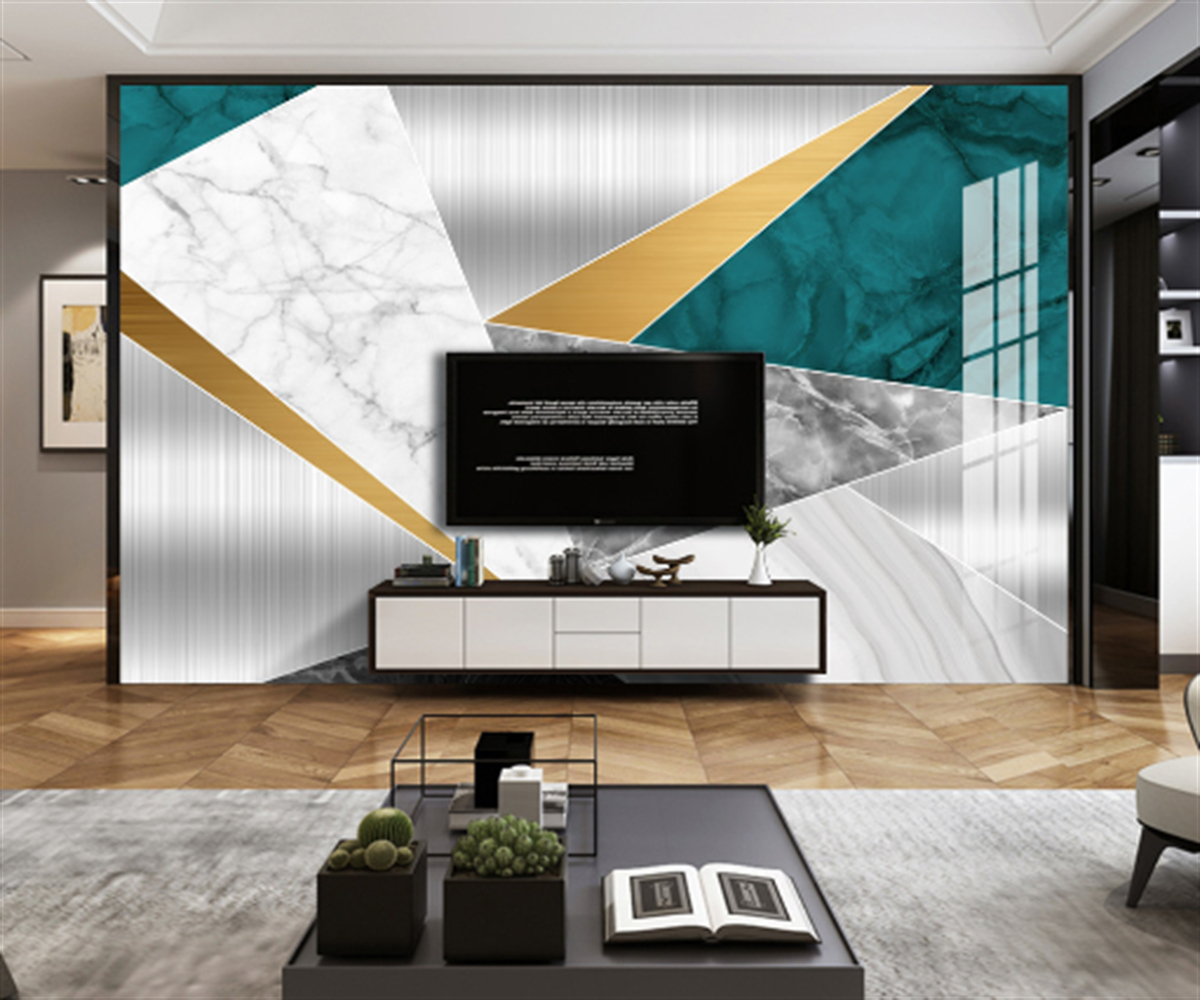 Modern marble simple abstract geometric background wallpaper professional custom wall painting wallpaper