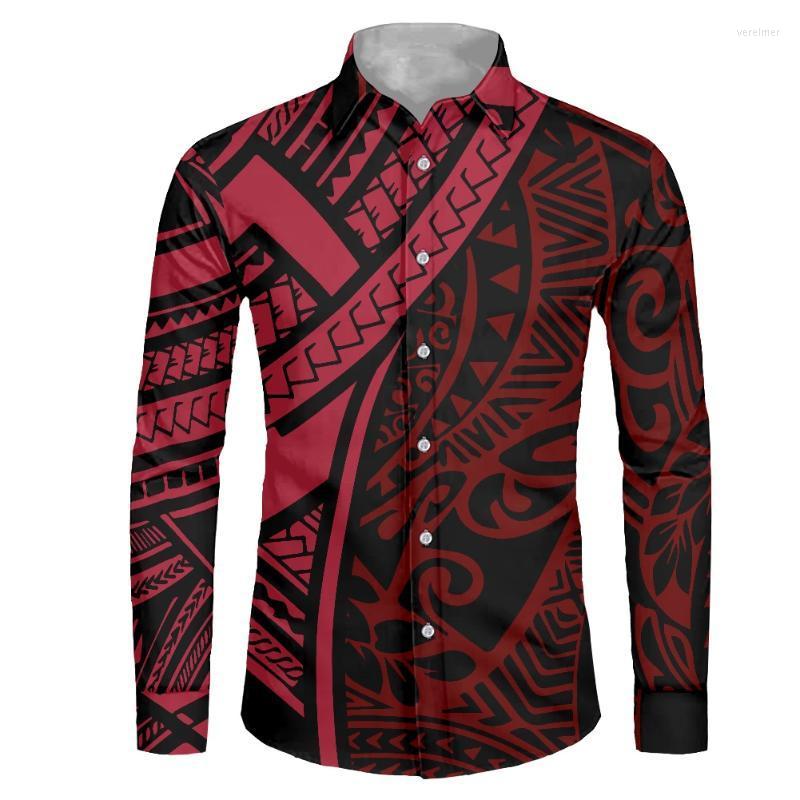 Men's Dress Shirts Wholesale Men Casual Red/Black Long Sleeve Mens Polynesian Tribal Tattoo Print Button Up Shirt ClothingMen's Vere22, Ysfh0270f70
Men's Dress Shirts Wholesale Men Casual Red/Black Long Sleeve Mens Polynesian Tribal Tattoo Print Button Up Shirt ClothingMen's Vere22, Ysfh0270f70