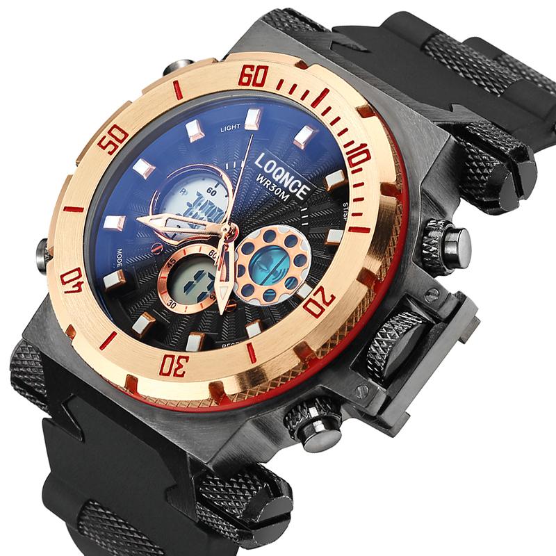 Wristwatches Brand Selling Multi-function Military Watch 30m Waterproof Luxury Heavy Large Dial Outdoor Sports Men's Quartz WatchWristwa, Gold
Wristwatches Brand Selling Multi-function Military Watch 30m Waterproof Luxury Heavy Large Dial Outdoor Sports Men's Quartz WatchWristwa, Gold