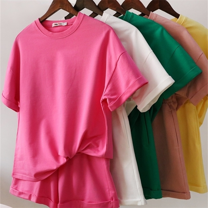 Women Classic Tracksuit Casual Green Suit Shorts with T shirt for and Top Loose Oversize 100 Cotton Summer Two Piece Sets 220616, Roseredshorts
Women Classic Tracksuit Casual Green Suit Shorts with T shirt for and Top Loose Oversize 100 Cotton Summer Two Piece Sets 220616, Roseredshorts
