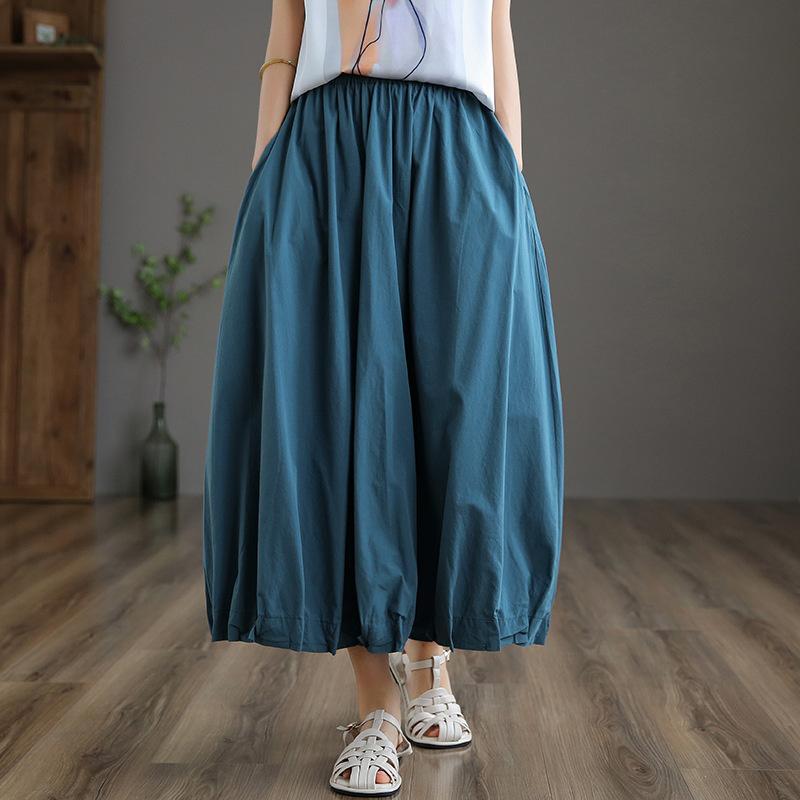 Skirts WONDERLAND 2022 Summer Cotton A-line Pleated Vintage Skirt Women Elastic Waist Loose Casual Mori Girl Style SkirtsSkirts, Black
Skirts WONDERLAND 2022 Summer Cotton A-line Pleated Vintage Skirt Women Elastic Waist Loose Casual Mori Girl Style SkirtsSkirts, Black