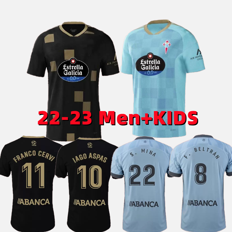 2022 2023 Celta de Vigo Soccer Jerseys IAGO ASPAS 22 23 FRANCO CERVI S.MINA BRAIS MENDEZ HUGO MALLO NOLITO Football Shirt Mens kids kit Jersey
2022 2023 Celta de Vigo Soccer Jerseys IAGO ASPAS 22 23 FRANCO CERVI S.MINA BRAIS MENDEZ HUGO MALLO NOLITO Football Shirt Mens kids kit Jersey