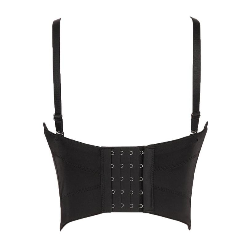 Fashion Gold-Plated Chain Corset Top Nightclub Sexy Crop To Wear Out Bra Push Up Bustier Female s Mujer 220316