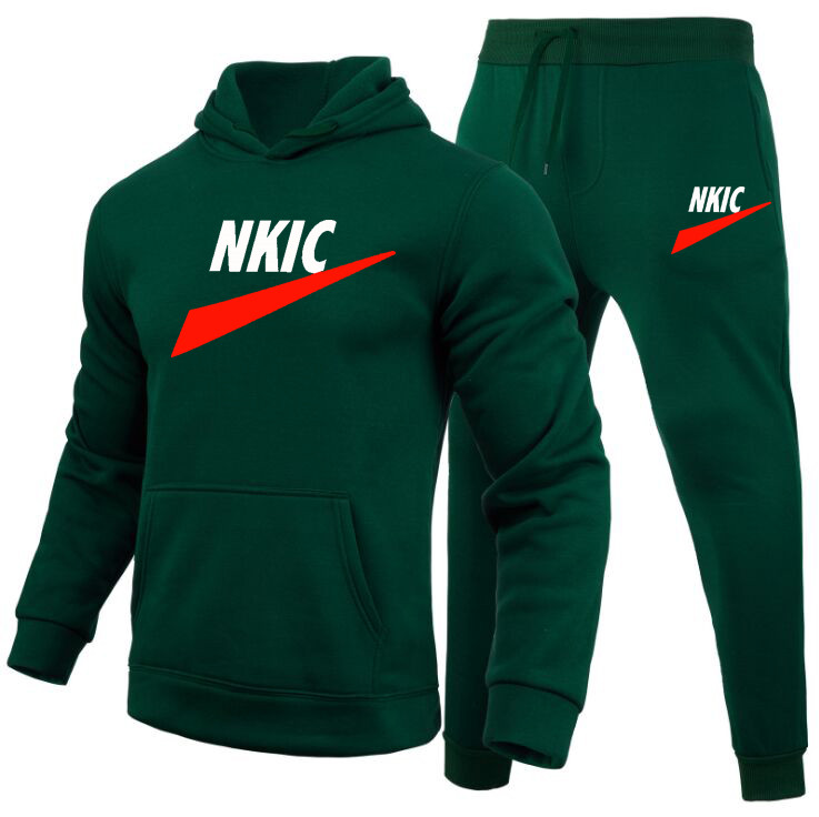 Men' Brand LOGO Print Tracksuit Pants Jogging Suit 2 Pcs Autumn Winter Men Outfits Sportswear Running Sweatsuit Loose Fit Clothes, Black
Men' Brand LOGO Print Tracksuit Pants Jogging Suit 2 Pcs Autumn Winter Men Outfits Sportswear Running Sweatsuit Loose Fit Clothes, Black