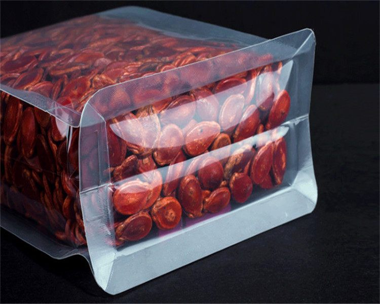 100pcs 3D Clear Stand up Packaging Bag Thick Barrier Meat Chicken Sausage Snack Rice Cereals Wedding Party Gifts Display Heat Sealing Storage Pouches