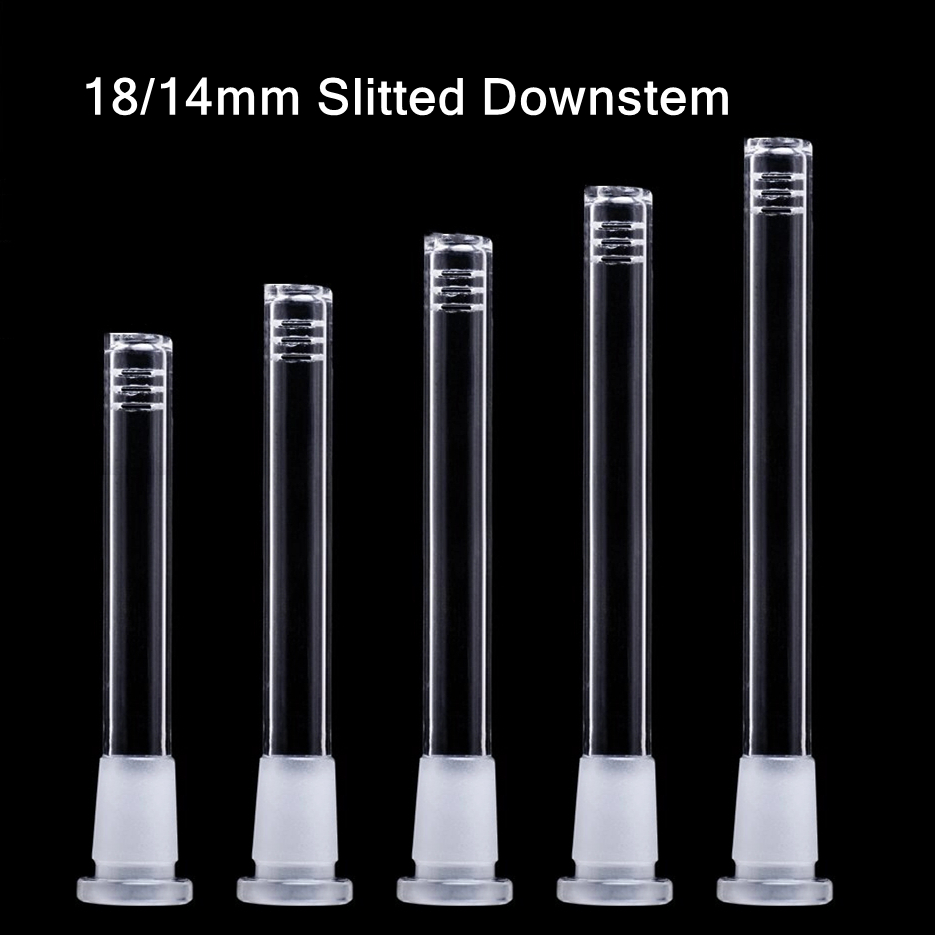 Wholesale Hookah Diffused Glass Bong Downstem Replacement 19mm 18.8mm 18mm 14mm Slitted Down Stem Diffuser Slider 3 inch-6 inch for Beaker Straight Tube Water Pipes
Wholesale Hookah Diffused Glass Bong Downstem Replacement 19mm 18.8mm 18mm 14mm Slitted Down Stem Diffuser Slider 3 inch-6 inch for Beaker Straight Tube Water Pipes