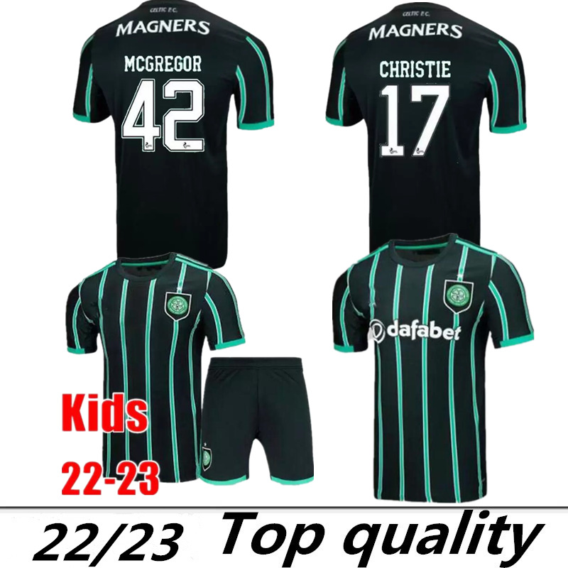 22 23 Celtic away home soccer jersey EDOUARD 2022 2023 Men Kids BROWN DUFFY TAYLOR ELYOUNOUSSI MCGREGOR away black child FANS player version football shirts
22 23 Celtic away home soccer jersey EDOUARD 2022 2023 Men Kids BROWN DUFFY TAYLOR ELYOUNOUSSI MCGREGOR away black child FANS player version football shirts