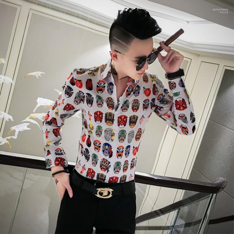 High Quality Dress Shirts Men Fashion 2022 Long Sleeve Mens Casual Slim Fit Streetwear Digital Print Men's Social Shirt Quin22, Black
High Quality Dress Shirts Men Fashion 2022 Long Sleeve Mens Casual Slim Fit Streetwear Digital Print Men's Social Shirt Quin22, Black