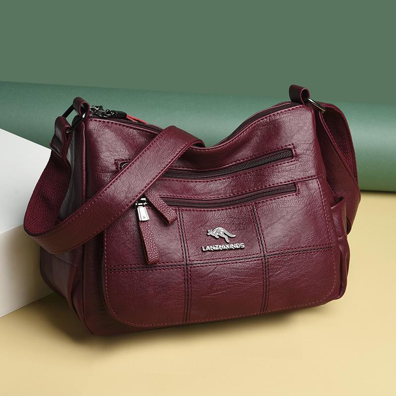 Evening Bags Quality Large Capacity Ladies Shoulder Bag Vintage Pu Leather Classic Crossbody Messenger For Women Luxury Designer TravelEveni, Brown
Evening Bags Quality Large Capacity Ladies Shoulder Bag Vintage Pu Leather Classic Crossbody Messenger For Women Luxury Designer TravelEveni, Brown