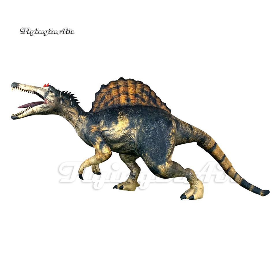 Customized Real Inflatable Dinosaur Model Spinosaurus Jussica Park Animal Balloon Blow Up Spinosaur For Museum Event
