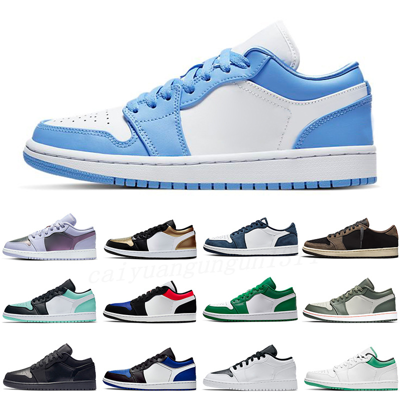 2022 custom Jumpman 1 Mens Basketball Shoes OG UNC 1s Low Cut all Designer Women Sports shoes Obsidian Paris Chacigo Trainers Sneaker Size 36-44 C37, Color 18
2022 custom Jumpman 1 Mens Basketball Shoes OG UNC 1s Low Cut all Designer Women Sports shoes Obsidian Paris Chacigo Trainers Sneaker Size 36-44 C37, Color 18