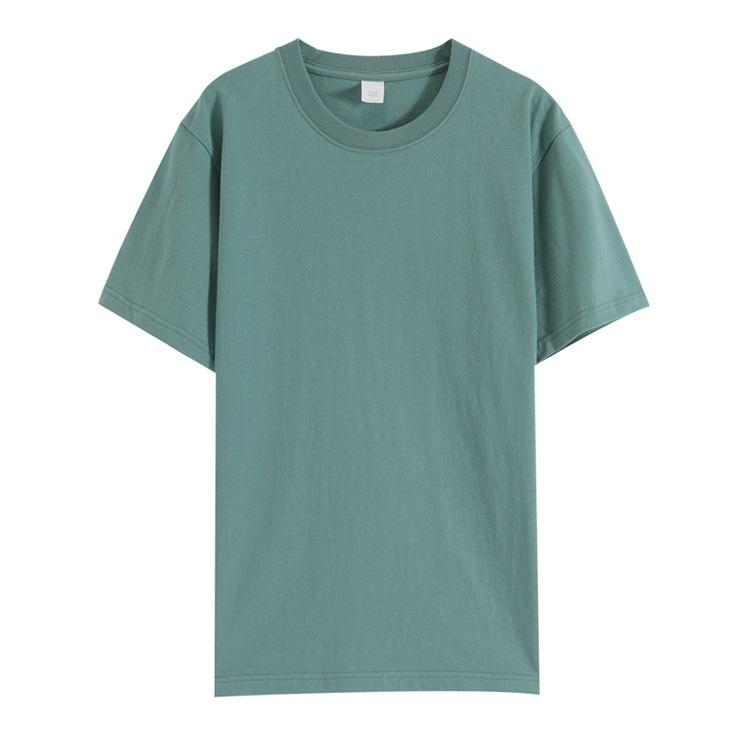 Men's T-Shirts Spot Short-sleeved Casual Comb Cotton Heavy Solid Color Loose Men And Women Do Not See Through The Cylinder Weaving T-shirt
Men's T-Shirts Spot Short-sleeved Casual Comb Cotton Heavy Solid Color Loose Men And Women Do Not See Through The Cylinder Weaving T-shirt