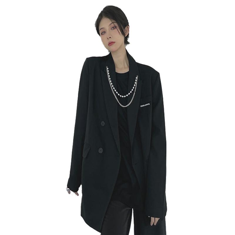 Women's Jackets The Autumn And Winter Suit Female Tide Brand Original Black Wild Thin Small Loose High Sense Of Tops
Women's Jackets The Autumn And Winter Suit Female Tide Brand Original Black Wild Thin Small Loose High Sense Of Tops