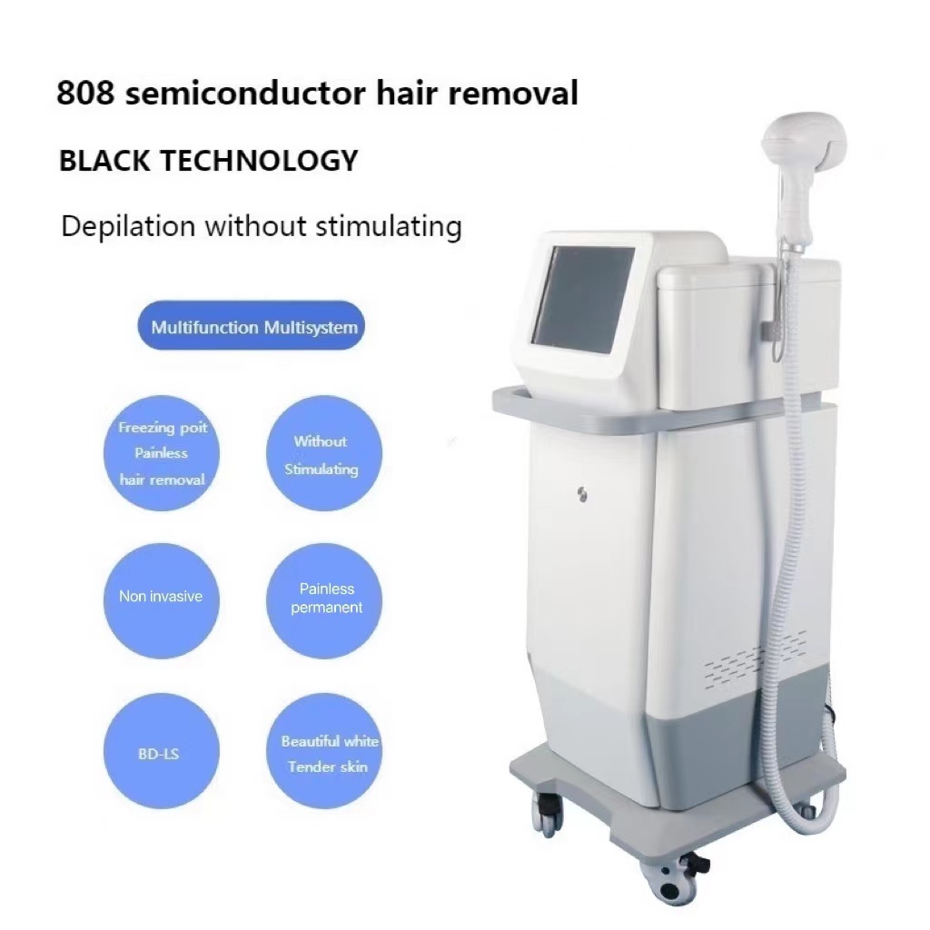 High Effective Dark Skin 755 808 1064nm Diode Hair Removal Machine With CE approved Suitable for all skin