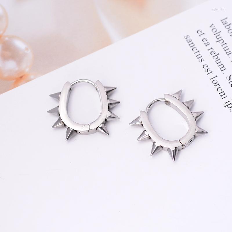 Hoop Earrings & Huggie Pcs Punk Women Men Silver Color Spike Rivet Stainless Steel Small Earring Jewelry Gifts For Boy GirlsHoop
Hoop Earrings & Huggie Pcs Punk Women Men Silver Color Spike Rivet Stainless Steel Small Earring Jewelry Gifts For Boy GirlsHoop