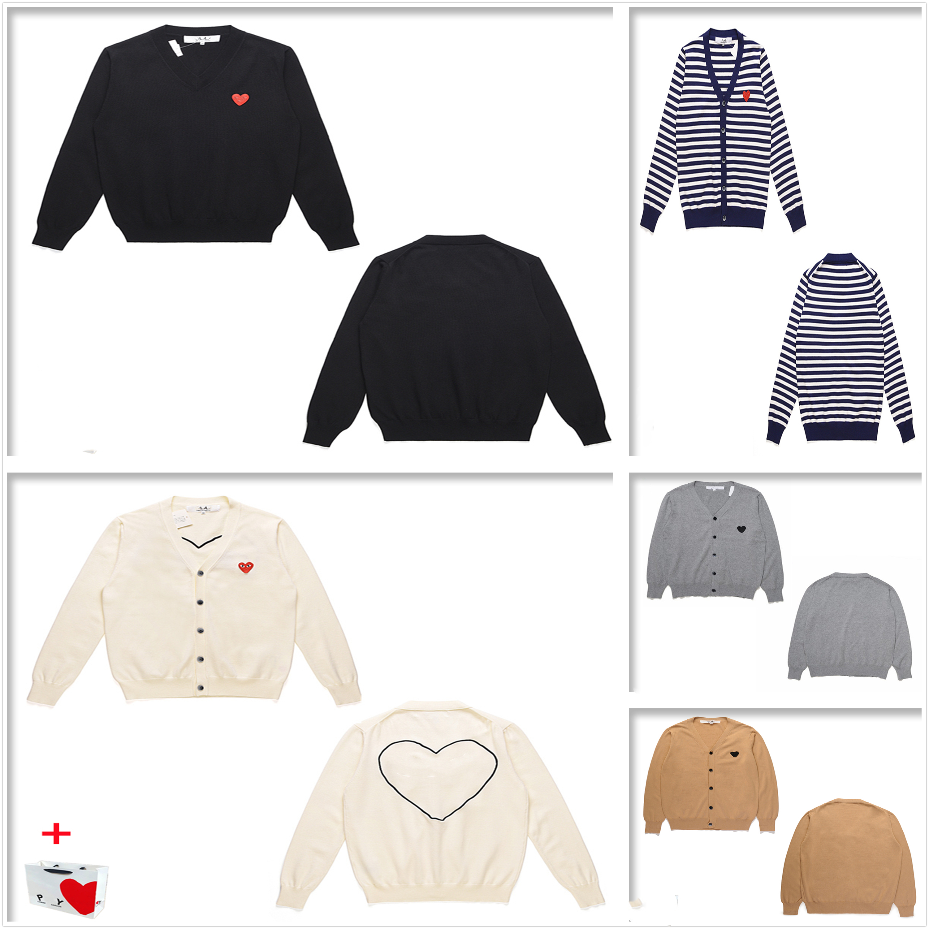 Men Sweaters women Sweater high-quality Cardigan Japanese cotton long sleeves embroidered red heart big love print smiley face couple bottoming collection A02, Style no. 13 women
Men Sweaters women Sweater high-quality Cardigan Japanese cotton long sleeves embroidered red heart big love print smiley face couple bottoming collection A02, Style no. 13 women